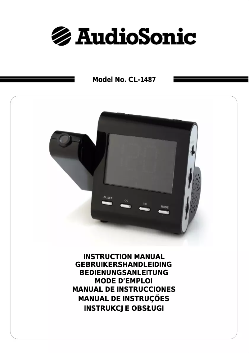 Page 1 de la notice Manuel utilisateur AudioSonic CL-1487