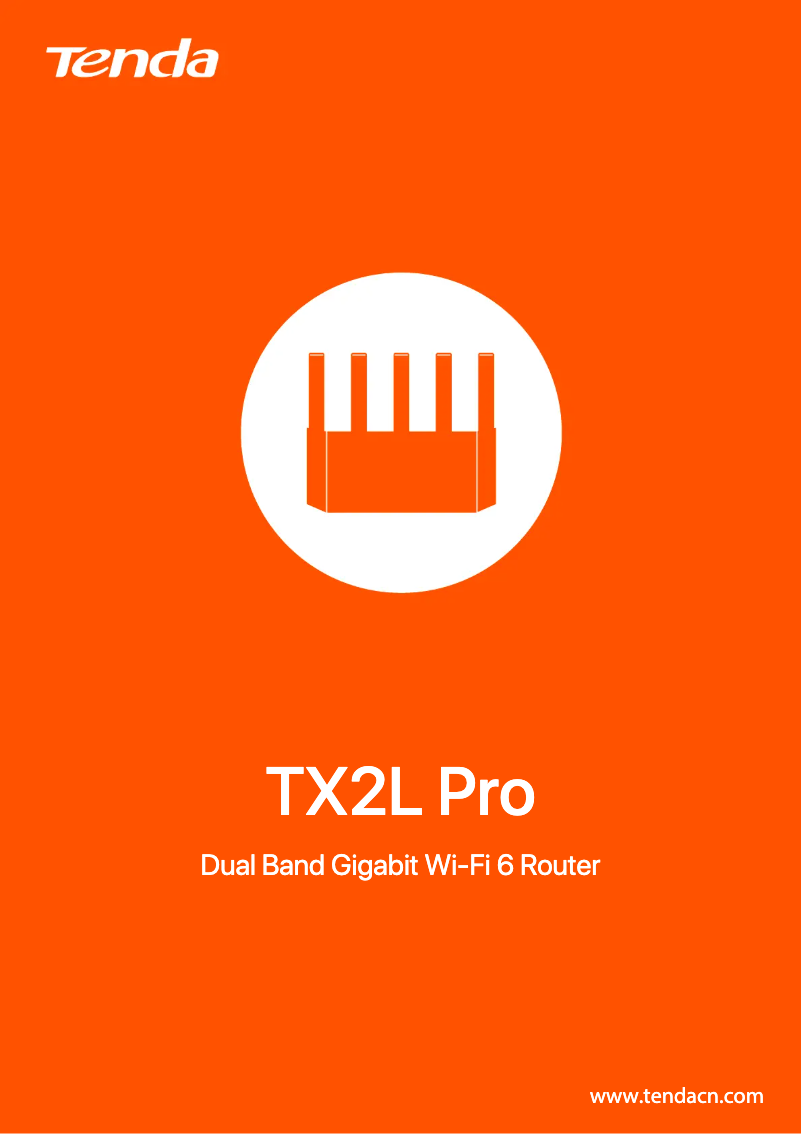 Page n°1 - Fiche technique Tenda RX2L Pro