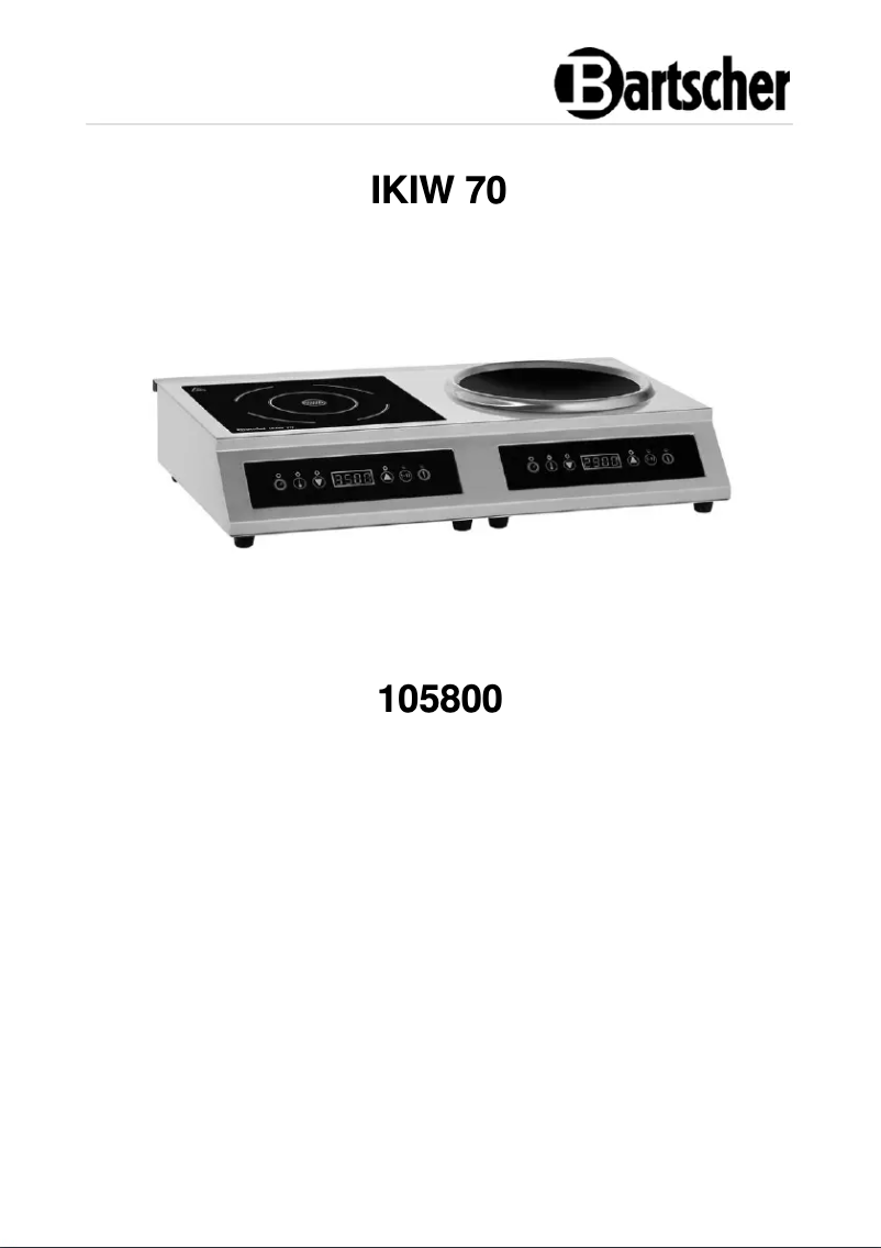 Image de la première page du manuel de l'appareil IKIW 70