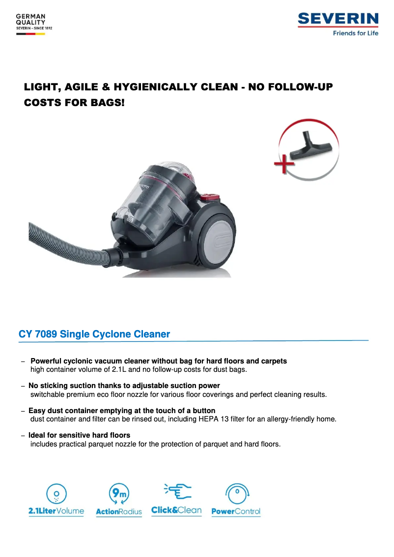 Image de la première page du manuel de l'appareil CY 7089