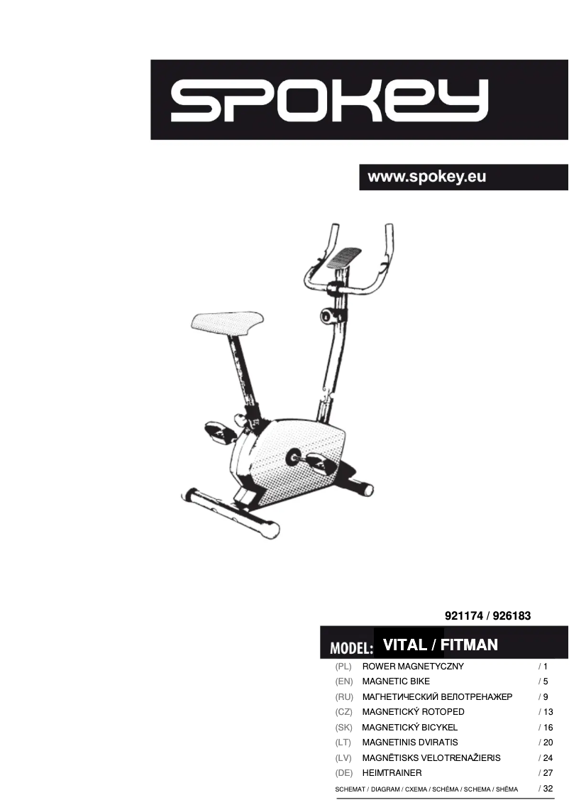 Page n°1 - Manuel utilisateur Spokey Fitman