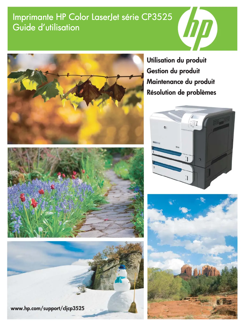 Page n°1 - Manuel utilisateur HP Color LaserJet CP3525