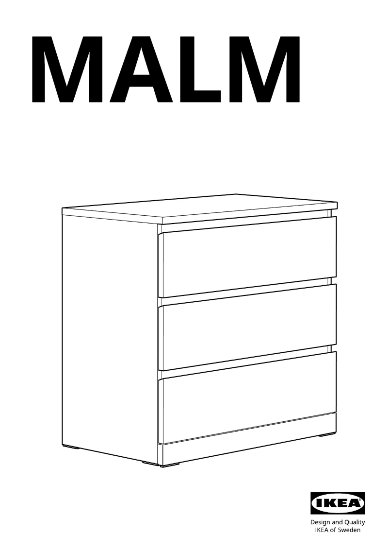 Página 1 del manual Manual de usuario Ikea MALM 405.763.02