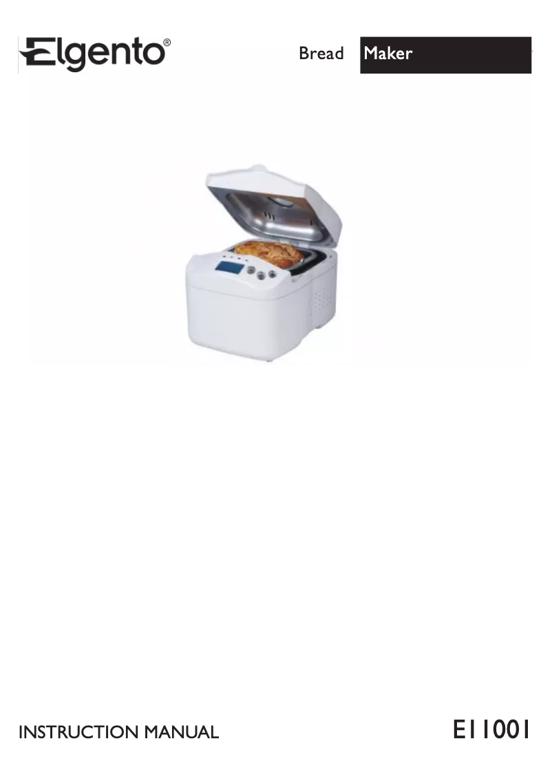 Imagen de la primera página del manual del dispositivo E11001