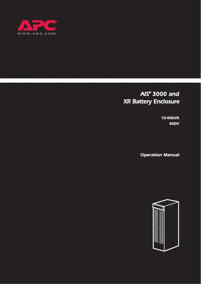 Page n°1 - Manuel utilisateur APC ISVT20KH4B4S