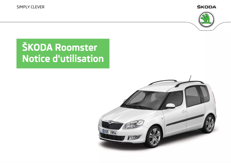 Page 1 de la notice Manuel utilisateur Skoda Roomster (2013)