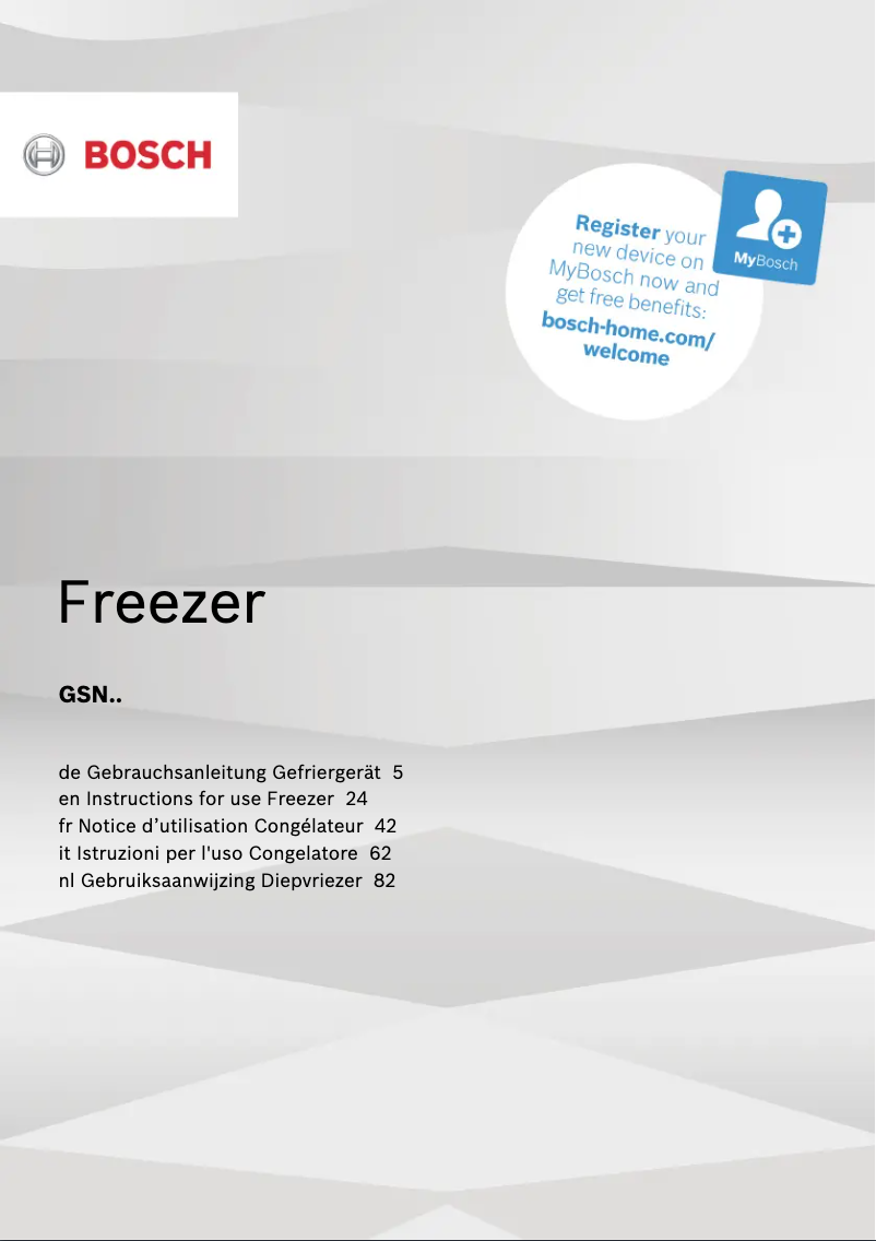 Image de la première page du manuel de l'appareil GSN36VXFP