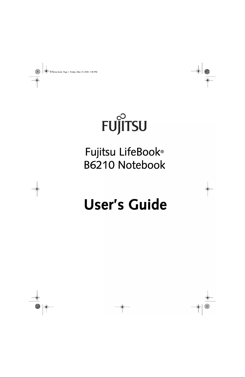 Page n°1 - Manuel utilisateur Fujitsu LifeBook B6210