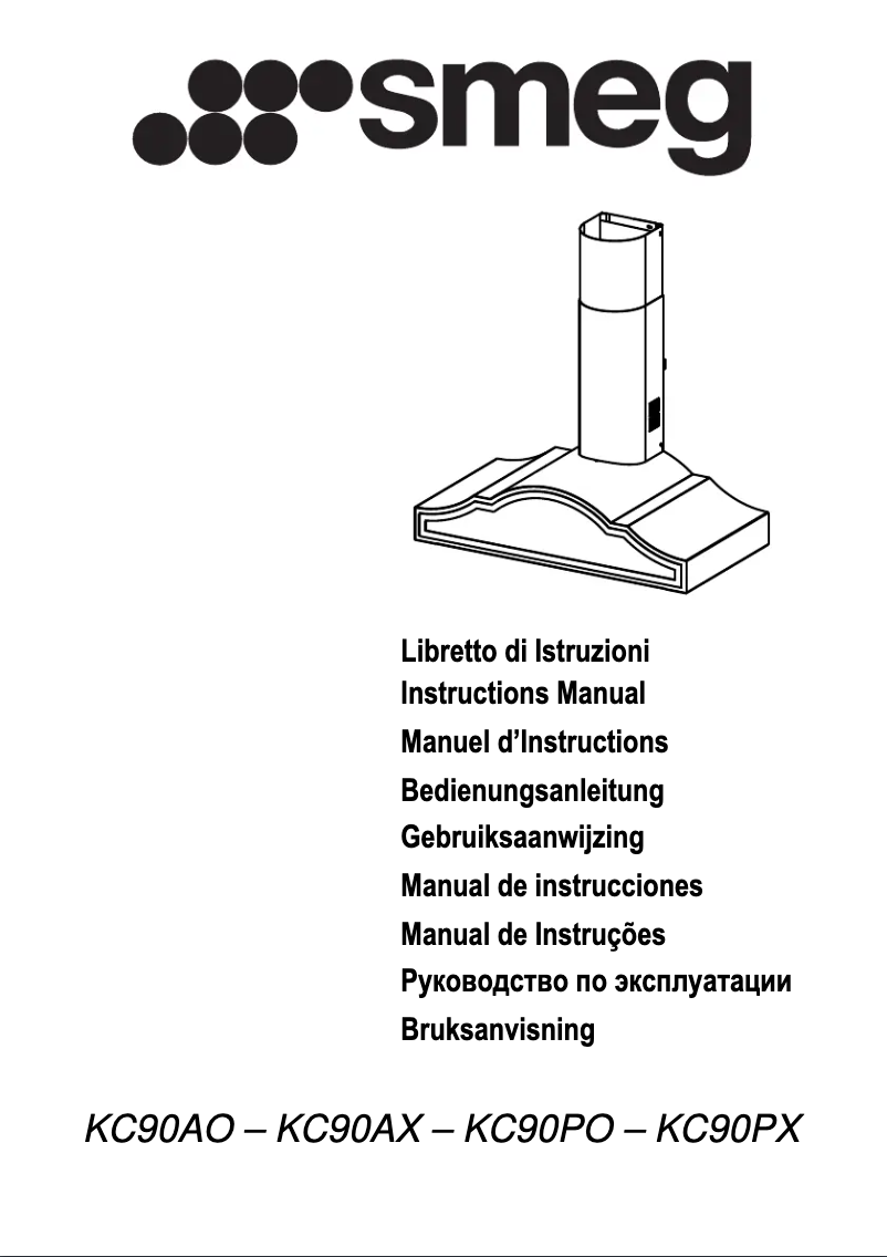 Page 1 de la notice Manuel utilisateur Smeg KC90AO