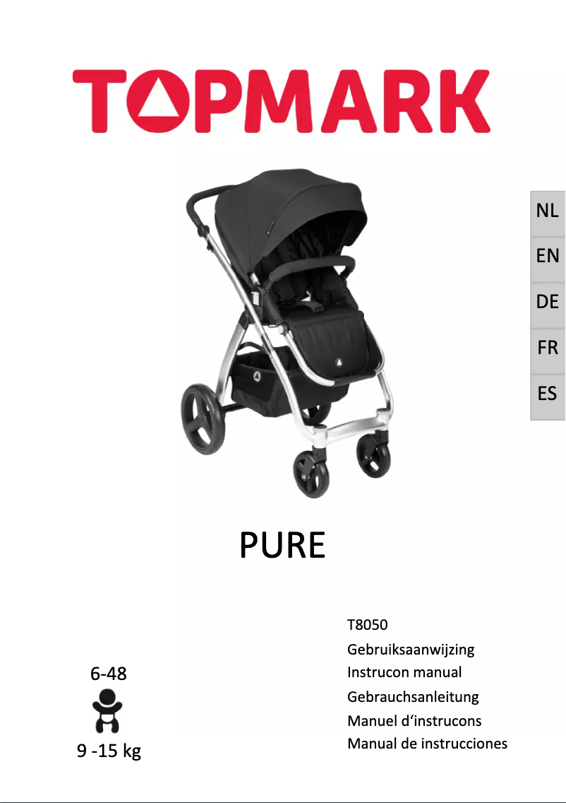 Page n°1 - Manuel utilisateur Topmark Pure T8050
