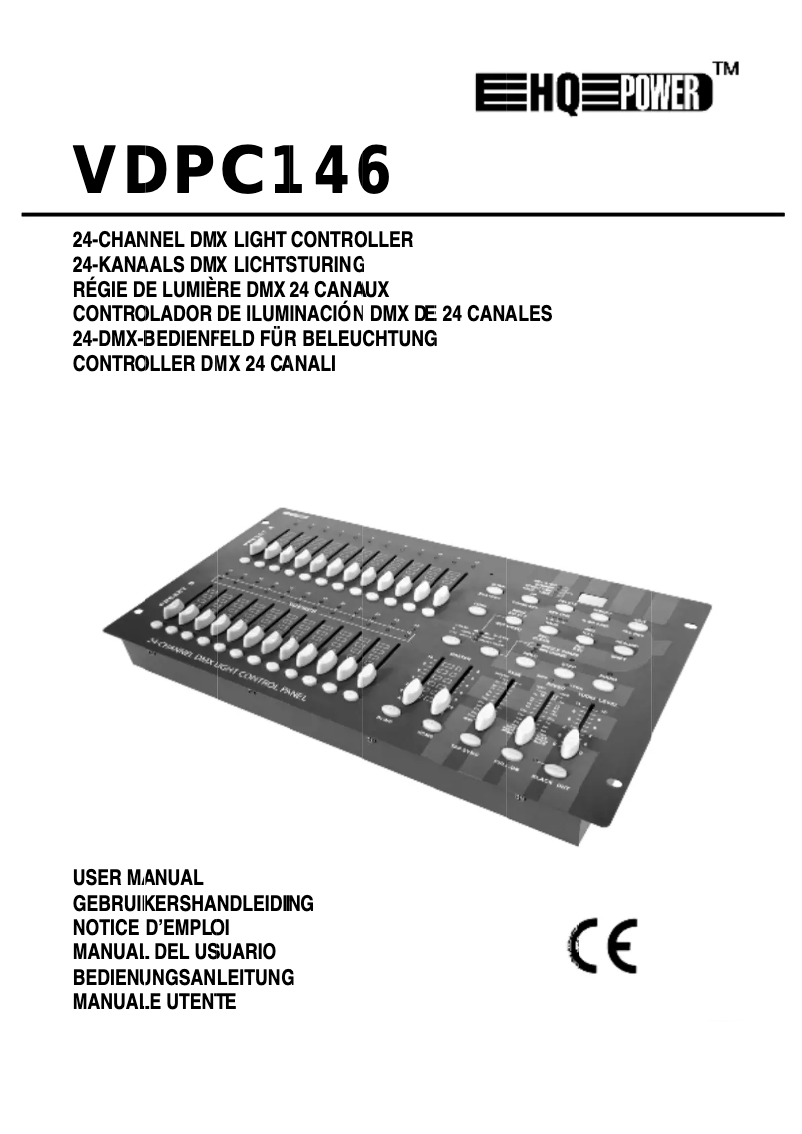 Page n°1 - Manuel utilisateur HQ VDPC146