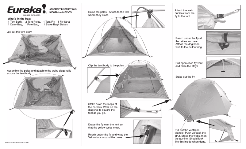 Page 1 de la notice Manuel utilisateur Eureka Midori 4