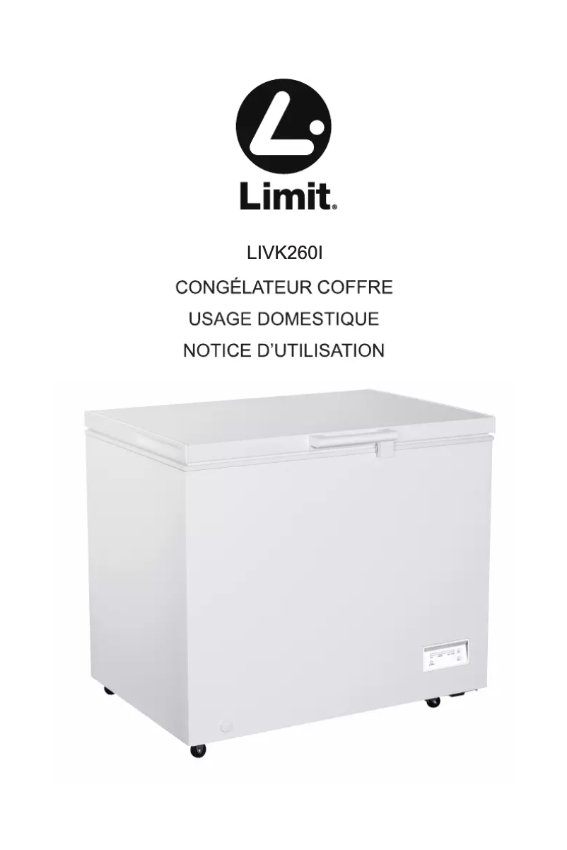 Page n°1 - Manuel utilisateur Limit LIVK260I