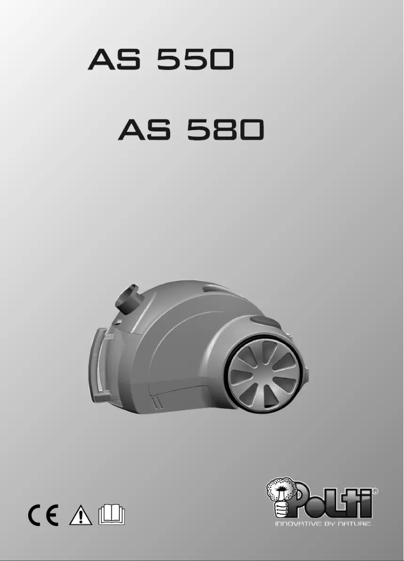 Page n°1 - Manuel utilisateur Polti AS 550