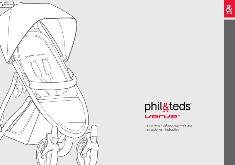 Página 1 del manual Manual de usuario Phil & Teds Verve