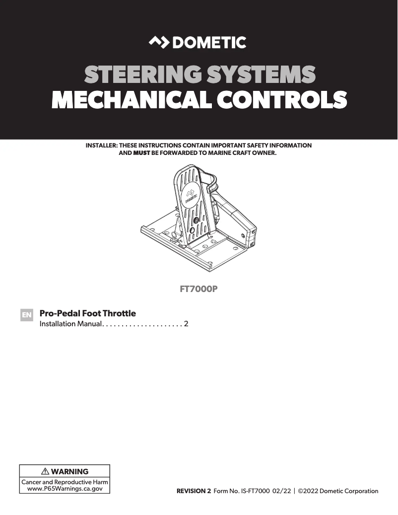 Image de la première page du manuel de l'appareil FT7000P