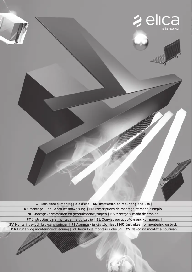 Page 1 de la notice Manuel utilisateur Elica ILLUSION PRF0146251A
