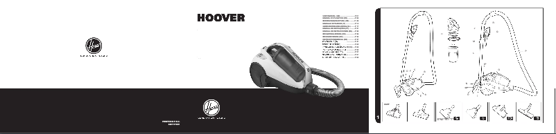 Page n°1 - Manuel utilisateur Hoover RU70_RU17001