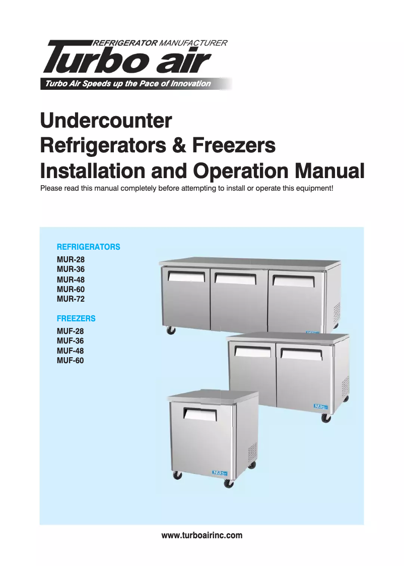 Image de la première page du manuel de l'appareil MUR-72