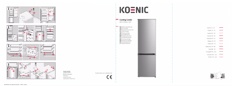 Page n°1 - Manuel utilisateur Koenic KFK 35411 A2
