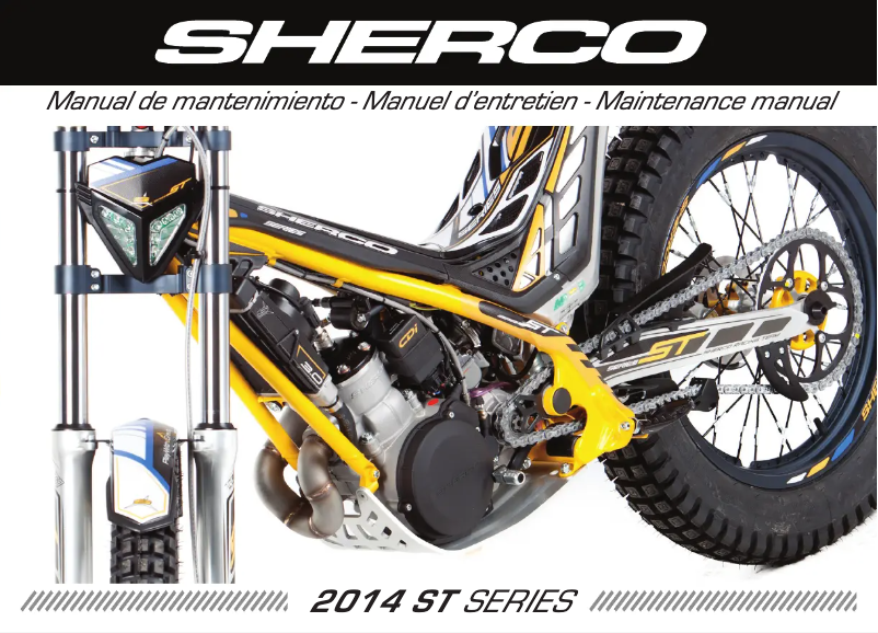 Page 1 de la notice Manuel utilisateur Sherco Trial 300 (2014)
