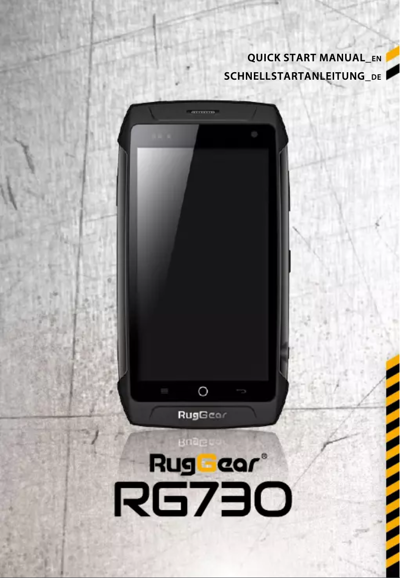 Page 1 de la notice Manuel utilisateur RugGear RG730