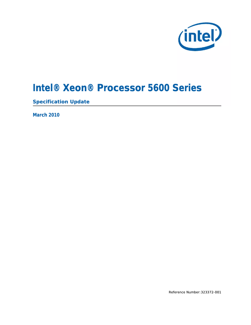 Image de la première page du manuel de l'appareil Xeon E5620