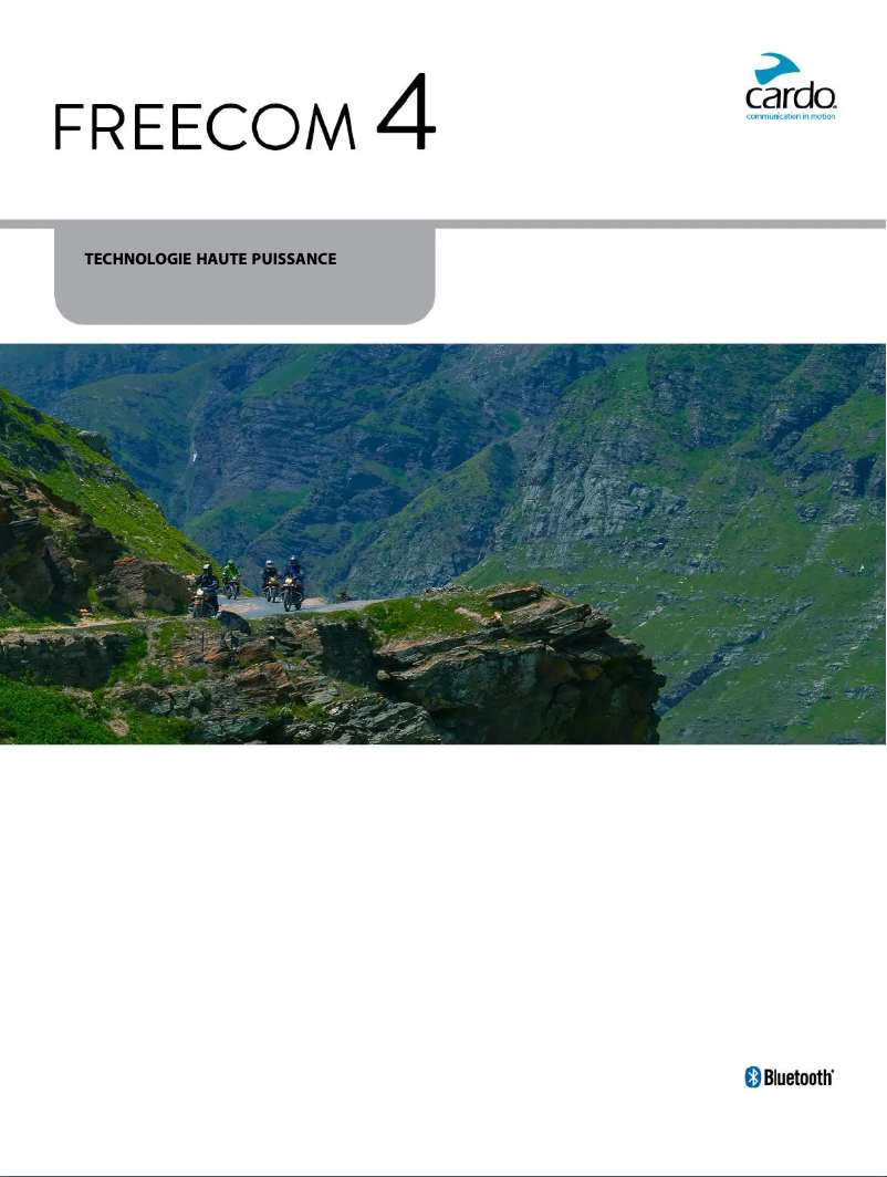 Page n°1 - Manuel utilisateur Cardo Scala Rider Freecom 4