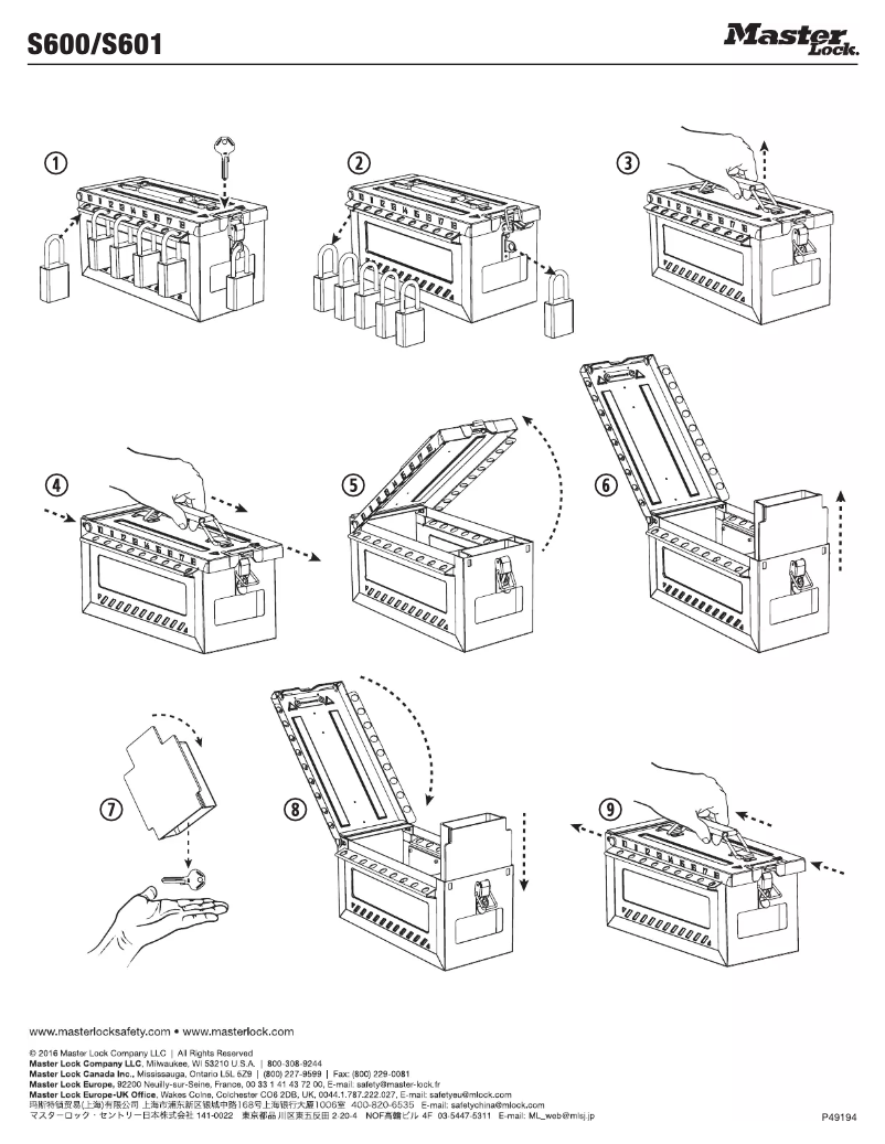 Image de la première page du manuel de l'appareil S601