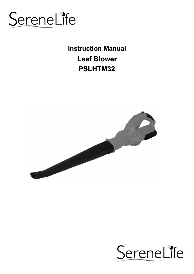 Page n°1 - Manuel utilisateur SereneLife PSLHTM32