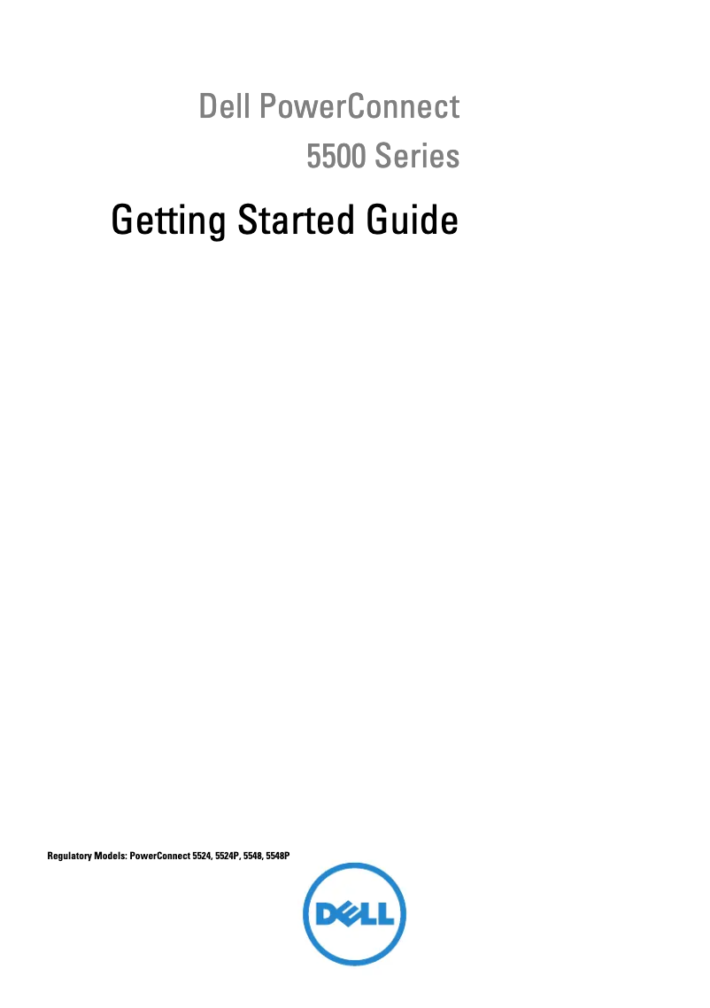 Page 1 de la notice Manuel utilisateur Dell PowerConnect 5524P