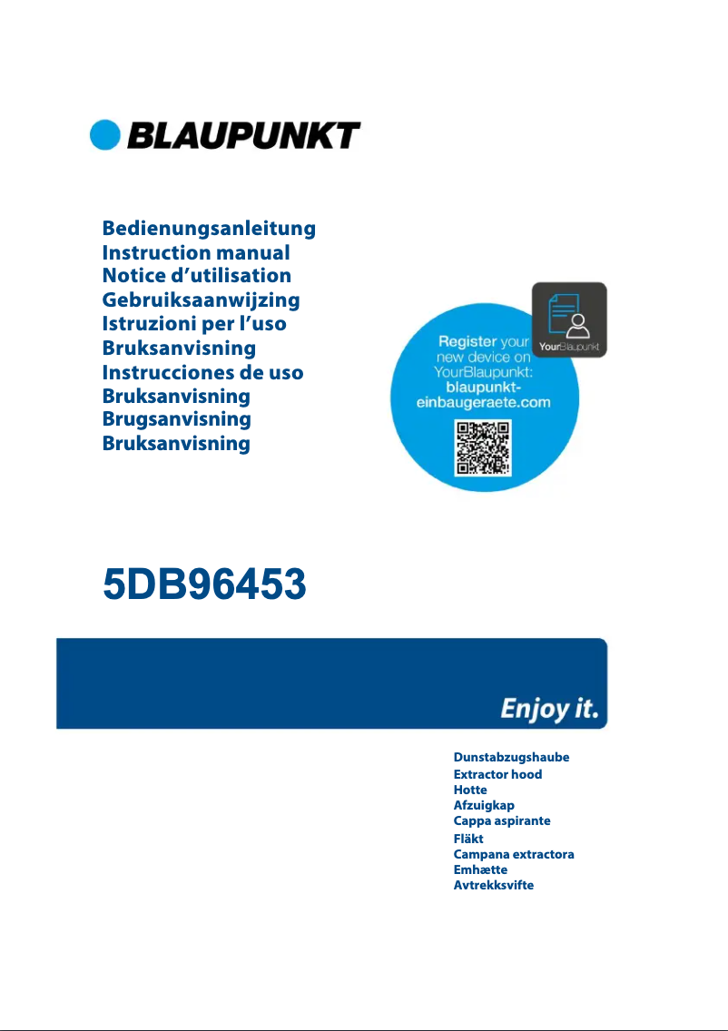 Page 1 de la notice Guide d'installation Blaupunkt 5DB96453