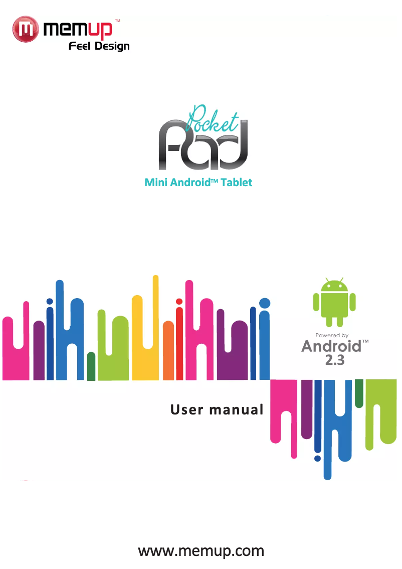 Page n°1 - Manuel utilisateur Memup Pocket pad
