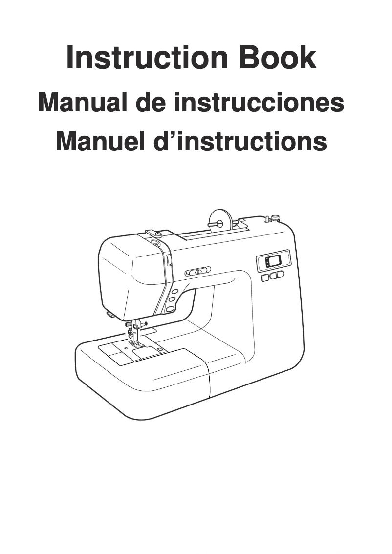 Page 1 de la notice Manuel utilisateur Janome DC2014
