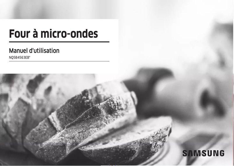 Image de la première page du manuel de l'appareil NQ5B4563EBS