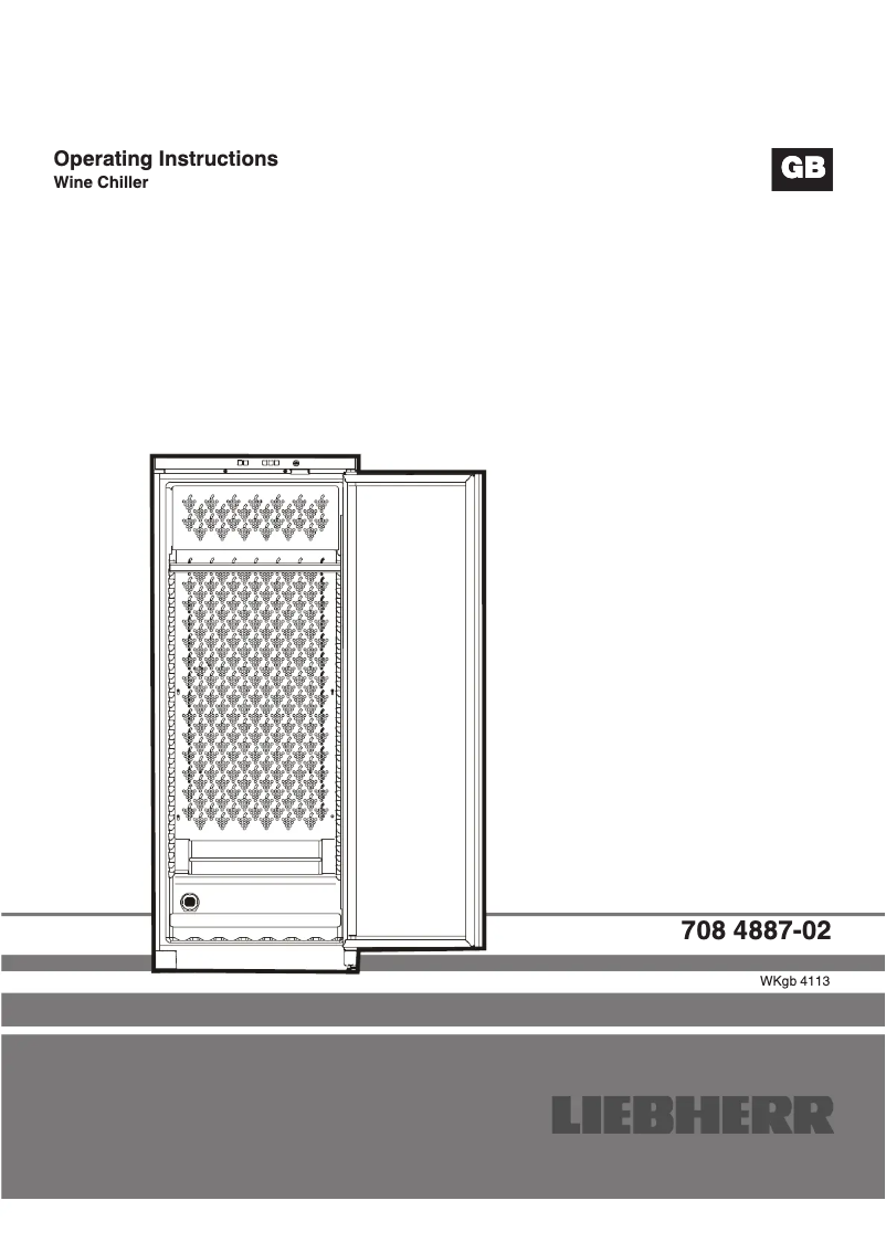 Page 1 de la notice Manuel utilisateur Liebherr WKgb 4113