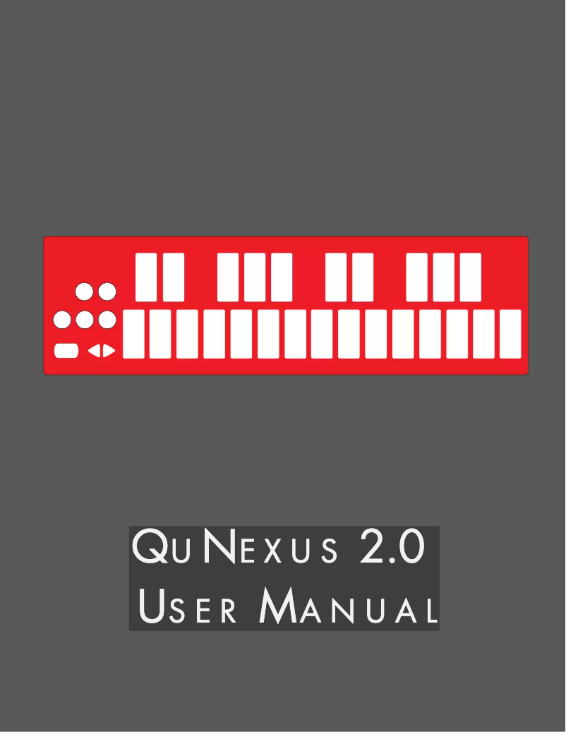 Image de la première page du manuel de l'appareil Qu Nexus 2.0