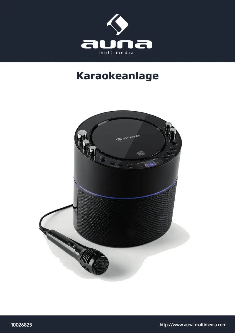 Page 1 of the manual User Manual Auna Superstarlet