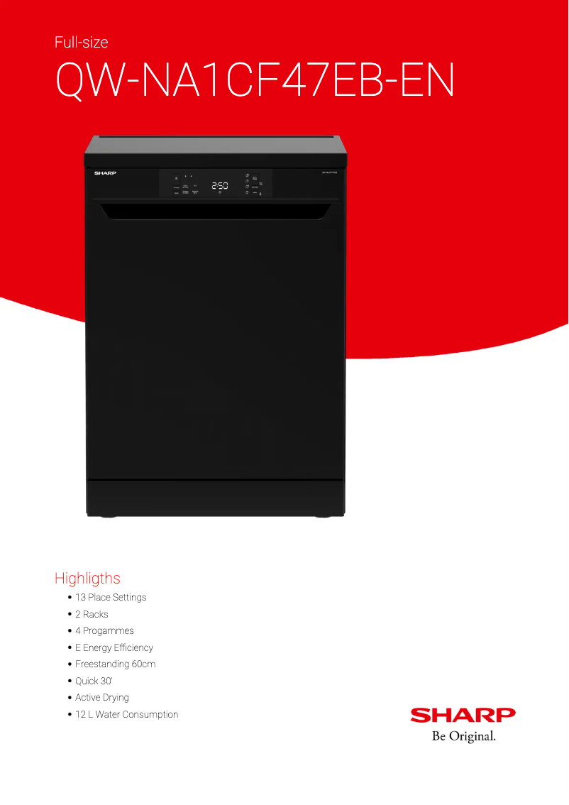 Image de la première page du manuel de l'appareil QW-NA1CF47EB-EN