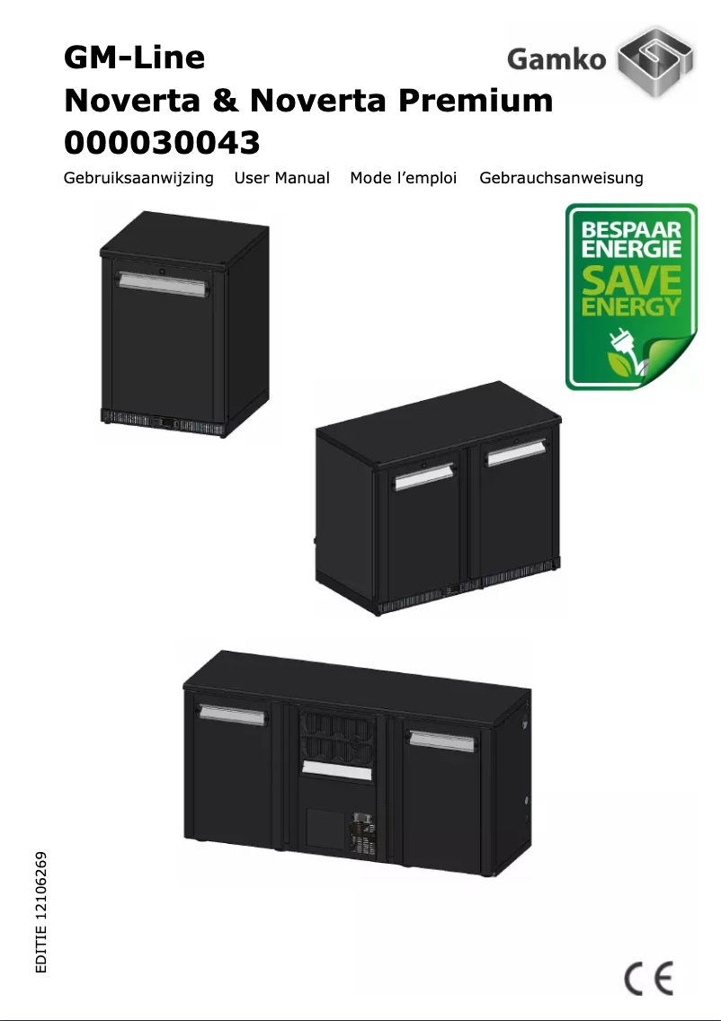 Page n°1 - Manuel utilisateur Gamko Noverta Premium 000030043