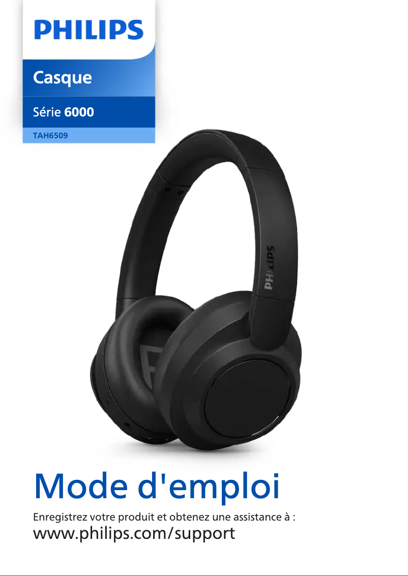 Page n°1 - Manuel utilisateur Philips TAH6509
