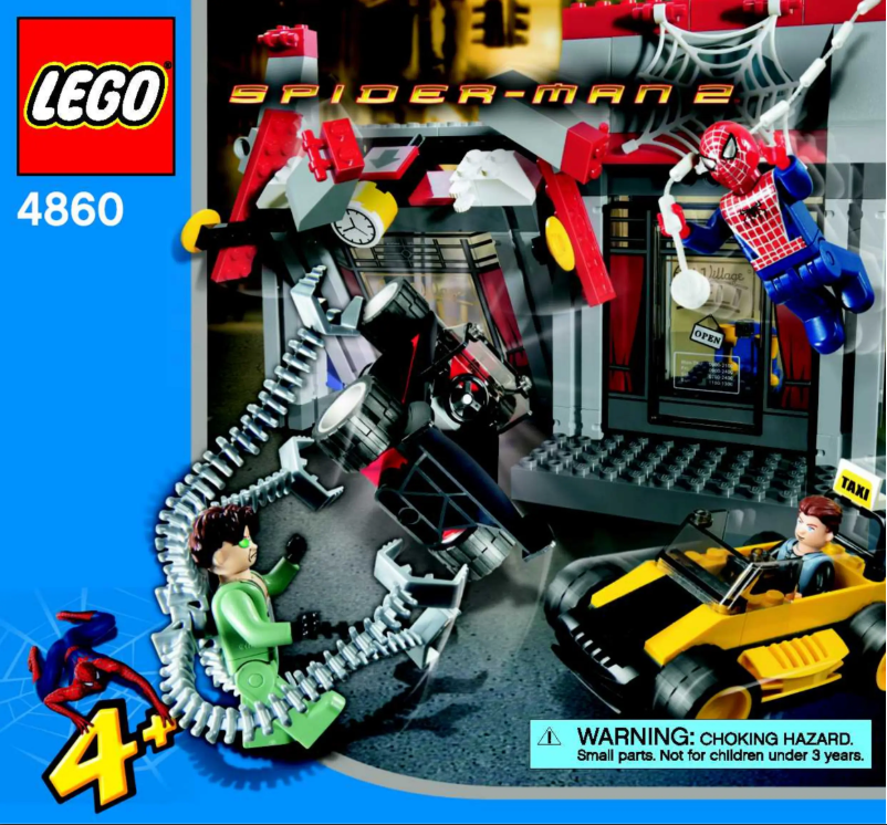Página 1 del manual Manual de usuario Lego Spiderman 4860