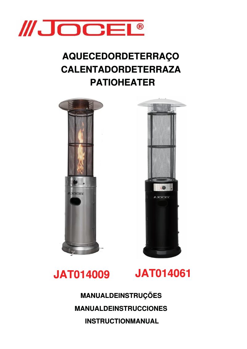 First page image of the manual for JAT014009