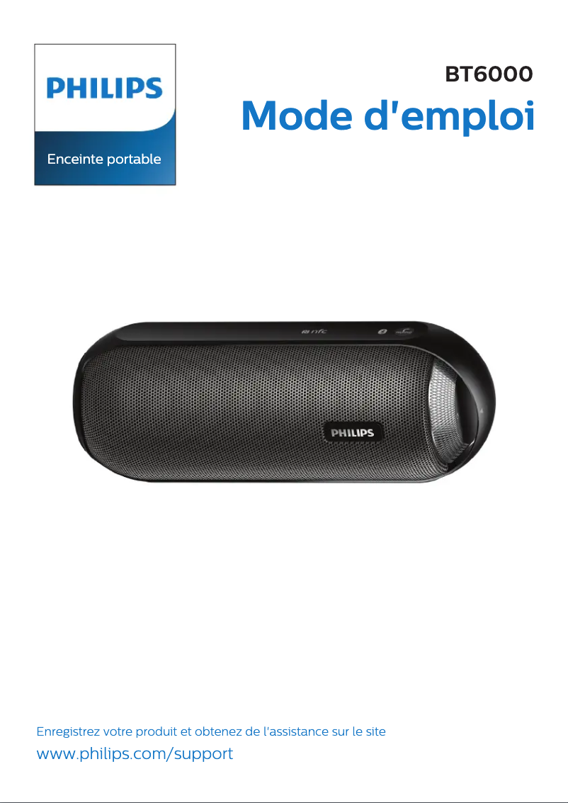 Page n°1 - Manuel utilisateur Philips BT6000C