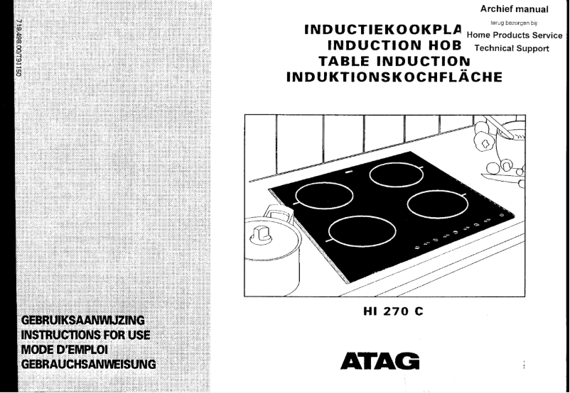 Image de la première page du manuel de l'appareil HI270C