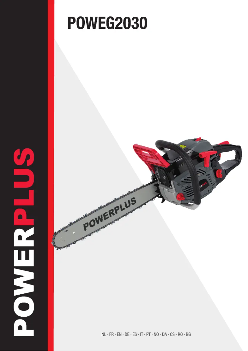 Page 1 de la notice Manuel utilisateur PowerPlus POWEG2030