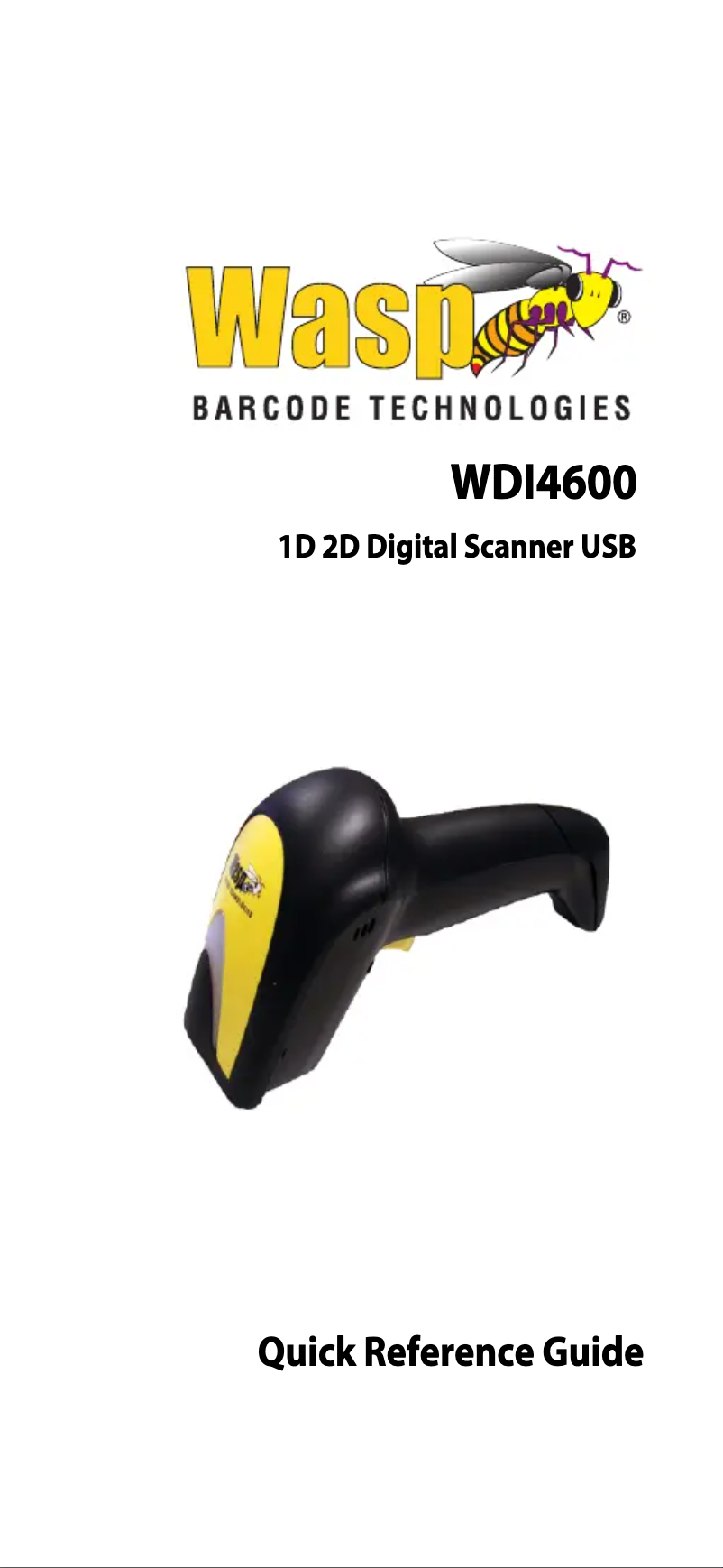 Image de la première page du manuel de l'appareil WDI4600