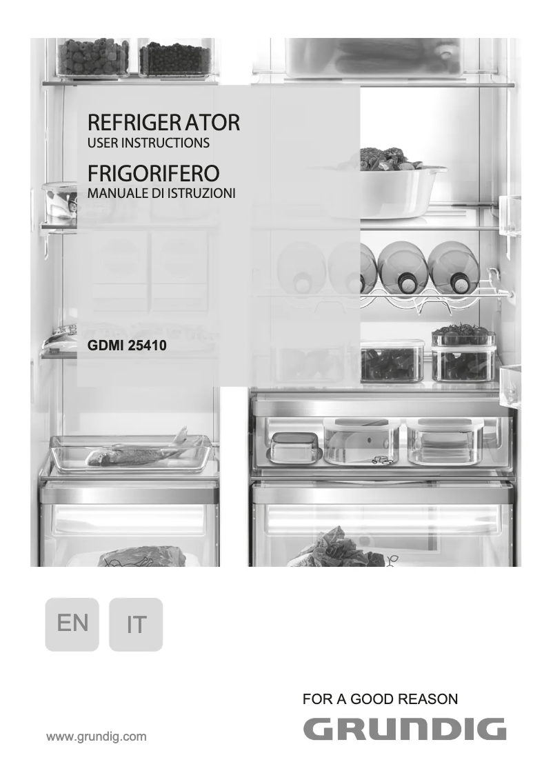 Image de la première page du manuel de l'appareil GDMI 25410