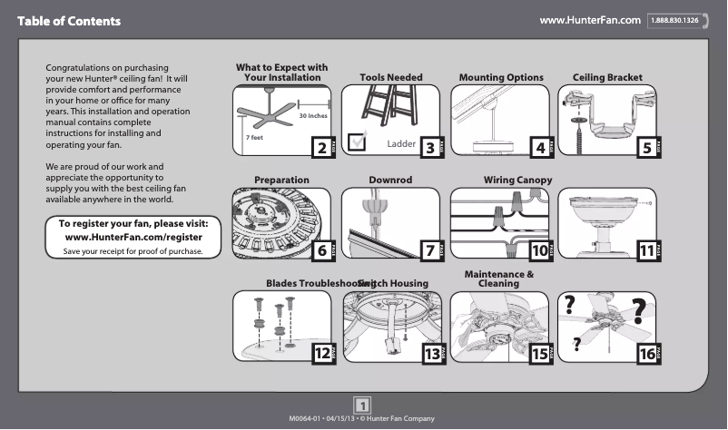 Imagen de la primera página del manual del dispositivo Markham 54110