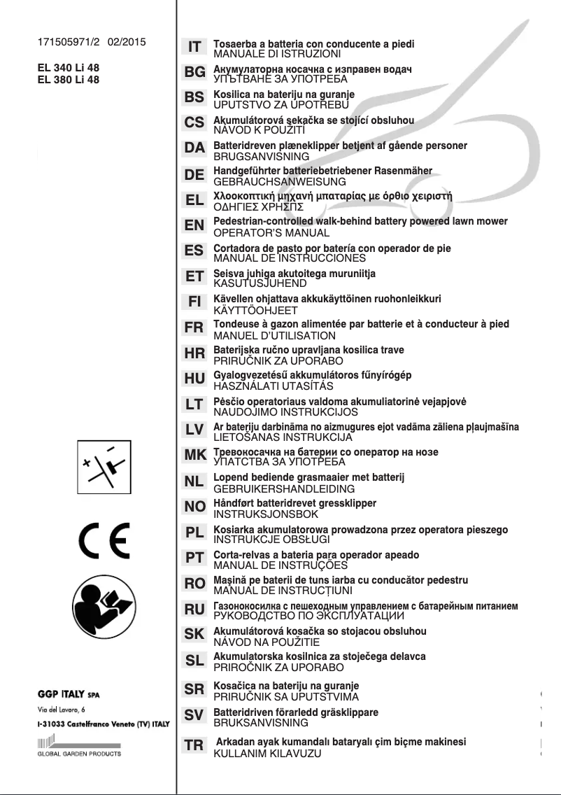 Page n°1 - Manuel utilisateur Stiga Combi 36 AE